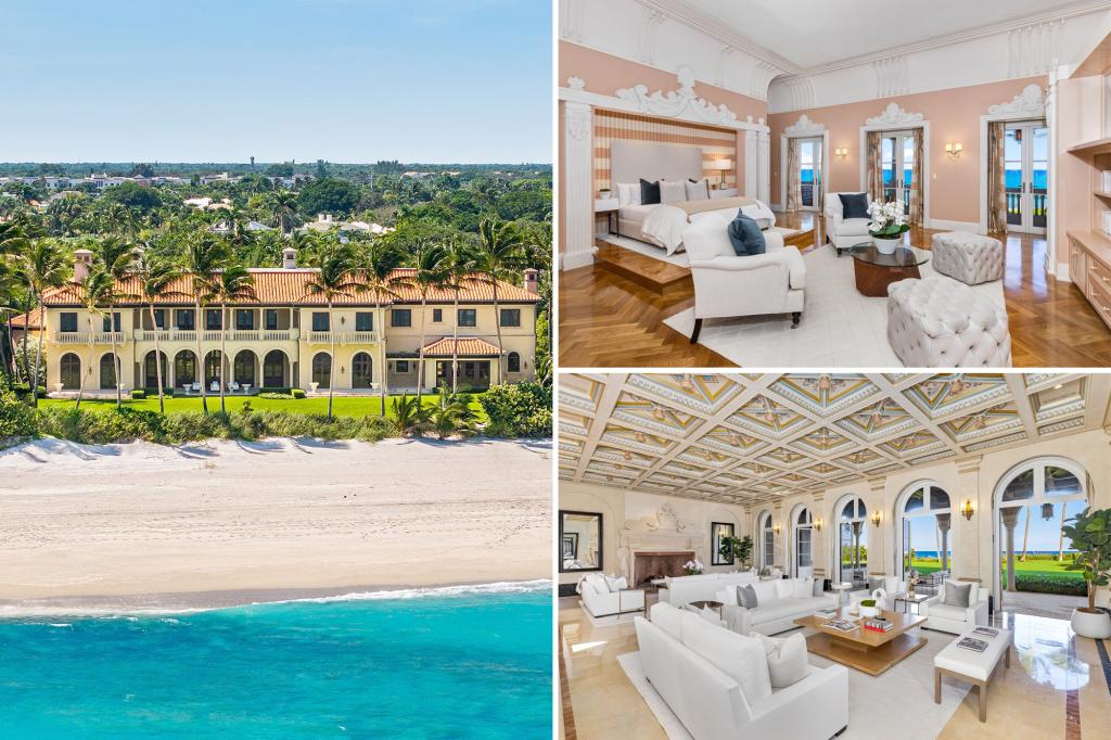 Grand Florida mansion listed for $59.5M - after selling for $39.5M in 2021